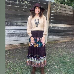 Classic 80’s Boho Hippie Skirt
